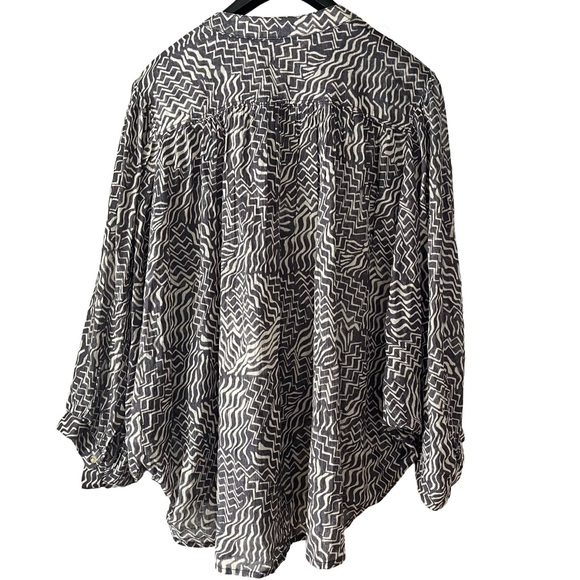 Pilcro Sydney Patterned Dolman Sleeve Blouse from Anthropologie - Picture 3 of 11